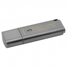 Флешка Kingston 64GB USB 3.0 DT Locker+ G3 Metal Silver Security