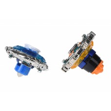 Дзига Auldey Infinity Nado Спліт Shadow Shark Примарна Акула та Delver Mecha Сталевий Ведмідь