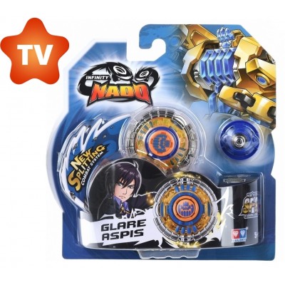 Дзига Auldey Infinity Nado Стандарт Glare Aspis Сліпучий Щит