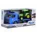 Машинка інерційна Same Toy Truck Тягач синій з трактором зі світлом та звуком 98-615AUt-2