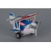 Літак металевий інерційний Same Toy Aircraft синій зі світлом та музикою SY8012Ut-2