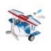 Літак металевий інерційний Same Toy Aircraft синій зі світлом та музикою SY8012Ut-2