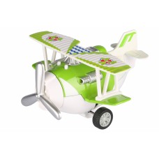 Літак металевий інерційний Same Toy Aircraft зелений зі світлом та музикою SY8012Ut-4