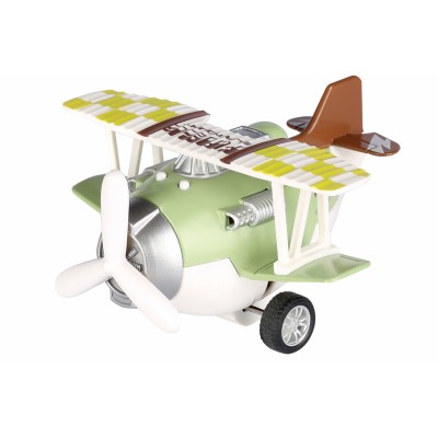 Літак металевий інерційний Same Toy Aircraft зелений зі світлом та музикою SY8015Ut-2