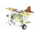 Літак металевий інерційний Same Toy Aircraft зелений зі світлом та музикою SY8015Ut-2