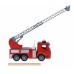 Машинка інерційна Same Toy Truck Пожежна машина зі сходами зі світлом та звуком 98-616AUt