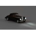 Автомобіль 1:36 Same Toy Vintage Car зі світлом та звуком чорний закритий кабріолет 601-3Ut-5