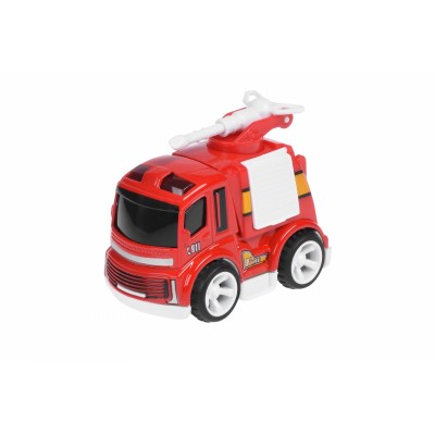 Пожежна машинка Same Toy Mini Metal із брансбойтом SQ90651-4Ut-1