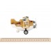 Літак металевий інерційний Same Toy Aircraft коричневий зі світлом та музикою SY8015Ut-3