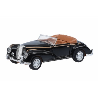 Автомобіль 1:36 Same Toy Vintage Car зі світлом та звуком чорний відкритий кабріолет 601-3Ut-4