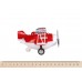 Літак металевий інерційний Same Toy Aircraft червоний SY8013AUt-3