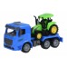 Машинка інерційна Same Toy Truck Тягач Синій з трактором 98-613Ut-2