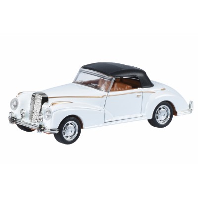 Автомобіль 1:36 Same Toy Vintage Car зі світлом та звуком Білий закритий кабріолет 601-3Ut-7