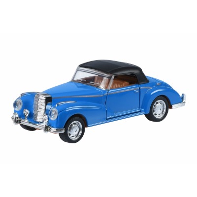 Автомобіль 1:36 Same Toy Vintage Car зі світлом та звуком Синій закритий кабріолет 601-3Ut-9