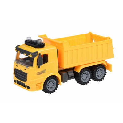Машинка інерційна Same Toy Truck Самоскид жовтий зі світлом та звуком 98-611AUt-1