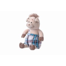 М'яка іграшка Same Toy Свинка у комбінезоні 18см THT709