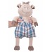 М'яка іграшка Same Toy Свинка у комбінезоні 60см THT705