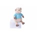 М'яка іграшка Same Toy Свинка в тільнику (блакитний) 35см THT715