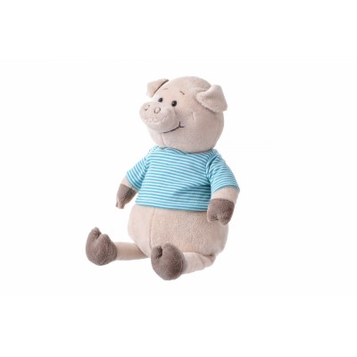 М'яка іграшка Same Toy Свинка в тільнику (блакитний) 35см THT715
