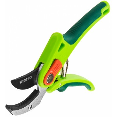 Секатор VERTO садовий з наковаленкою, регулювання ширини.