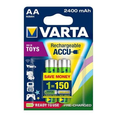 Акумулятор VARTA TOYS ACCU AA 2400mAh, 2 шт./уп. (56786101402)