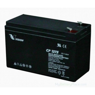 Акумуляторна батарея Vision 12V 7.5Ah