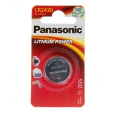 Батарейка Panasonic CR 2430 Lithium Power 3V (CR-2430EL/1B)