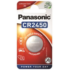 Батарейка Panasonic CR 2450 Lithium Power 3V (CR-2450EL/1B)