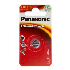 Батарейка Panasonic CR 1216 Lithium Power 3V (CR-1216EL/1B)