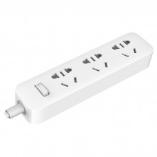 Мережевий фільтр-подовжувач KingMi Power Strip (3 розетки; без USB) White