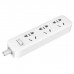 Мережевий фільтр-подовжувач KingMi Power Strip (3 розетки; без USB) White