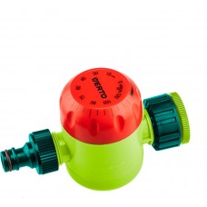 Таймер для поливу VERTO механічний, 3/4", до 120хв, адаптер на кран 1" та 3/4"