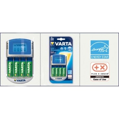 Зарядний пристрій VARTA LCD CHARGER + 4шт. акумулятори Varta AA 2600 mAh (57070 201 451)