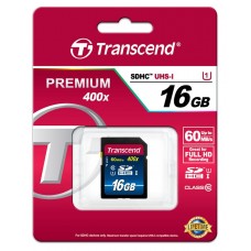 Карта пам'яті Transcend 16GB SDHC C10 UHS-I R60MB/s