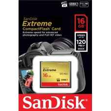 Карта пам'яті SanDisk 16GB CF Extreme R120MB/s