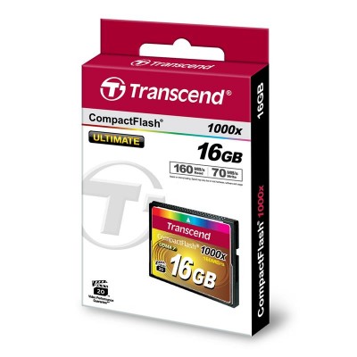 Карта пам'яті Transcend 16GB CF 1000X