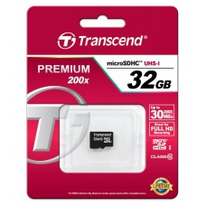 Карта пам'яті Transcend 32GB microSDHC C10 UHS-I R30MB/s