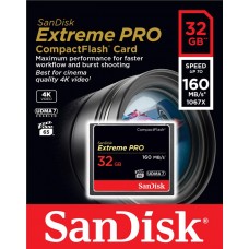 Карта пам'яті SanDisk 32GB CF Extreme Pro R160/W150MB/s
