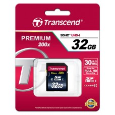 Карта пам'яті Transcend 32GB SDHC C10 UHS-I R30MB/s