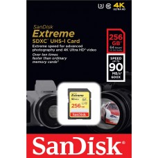 Карта пам'яті SanDisk 256GB SDXC C10 UHS-I U3 R90/W60MB/s 4K Extreme