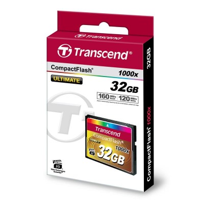 Карта пам'яті Transcend 32GB CF 1000X