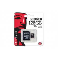 Карта пам'яті Kingston 128GB microSDXC C10 UHS-I R45/W10MB/s + адаптер SD
