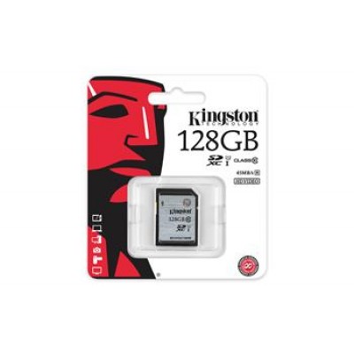Карта пам'яті Kingston 128GB SDHC C10 UHS-I R45MB/s
