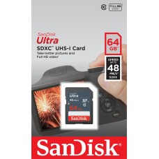 Карта пам'яті SanDisk 64GB SDXC C10 UHS-I R48MB/s Ultra