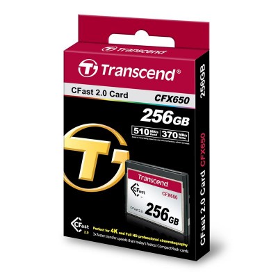 Карта пам'яті Transcend 256GB CFast X650