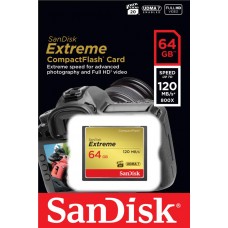 Карта пам'яті SanDisk 64GB CF Extreme R120/W85MB/s