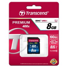 Карта пам'яті Transcend 8GB SDHC C10 UHS-I R60MB/s