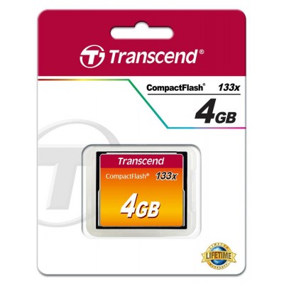 Карта пам'яті Transcend 4GB CF 133X
