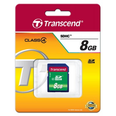 Карта пам'яті Transcend 8GB SDHC C4