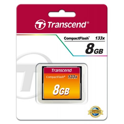 Карта пам'яті Transcend 8GB CF 133X